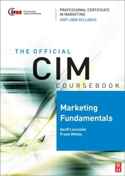 Paperback CIM Coursebook Marketing Fundamentals 07/08 Book