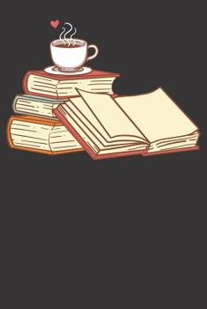 Paperback Notebook: Reader Read Book Bibliomane Library Coffee Love Caffein Gift Book