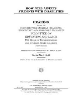 Paperback How NCLB affects students with disabilities Book