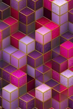 Paperback Cubes Notebook Book