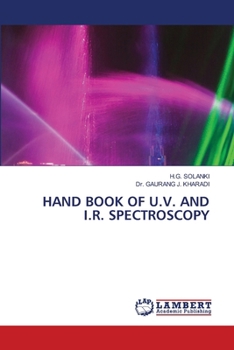 Paperback Hand Book of U.V. and I.R. Spectroscopy Book