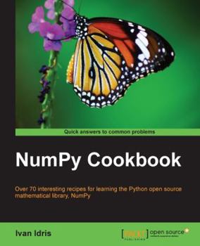 Paperback Numpy Cookbook Book