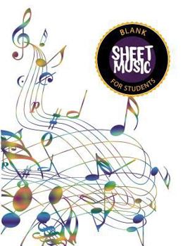 Paperback Blank Sheet Music for Students: Composition Music and Lyrics Practice Notebook Book