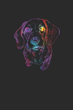 Colorful Dachshund: Dachshunds Notebook, Graph Paper (6" x 9" - 120 pages) ~ Animal Themed Notebook for Daily Journal, Diary, and Gift
