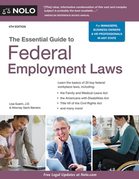 Paperback The Essential Guide to Federal Employment Laws Book