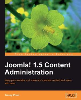 Paperback Joomla! 1.5 Content Administration Book