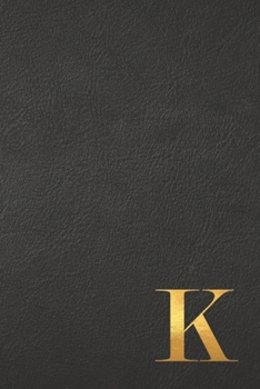 K: Executive Monogram Initial To Do List Notebook | Daily Checklist Planner