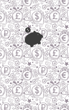 Hardcover (Black) Smart Piggy Monthly Household Budget Planner, 24 Months Expense Write-in Notebook. Book