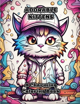 Paperback Adorable Kittens: A Charming Coloring Book