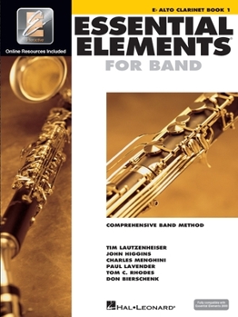 Paperback Essential Elements for Band - Eb Alto Clarinet Book 1 with Eei Book/Media Online [With CDROM] Book