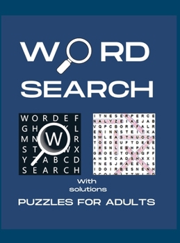 Hardcover Word Search Puzzle Book: The Greatest Word Search Puzzle Book / One Large Puzzle On Every Single Page [Large Print] Book