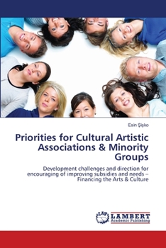 Priorities for Cultural Artistic Associations & Minority Groups: Development challenges and direction for encouraging of improving subsidies and needs –Financing the Arts & Culture