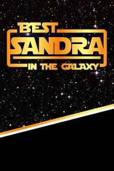 Paperback The Best Sandra in the Galaxy: Isometric Dot Paper Drawling Notebook Feature 120 Pages 6x9 Book