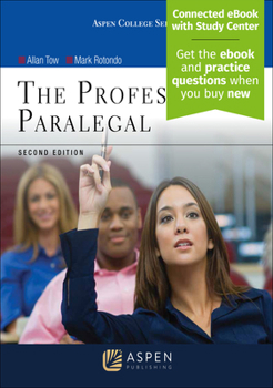 Paperback Professional Paralegal: [Connected eBook with Study Center] Book