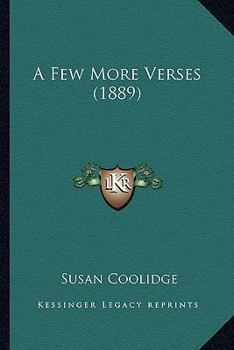 Paperback A Few More Verses (1889) Book