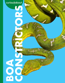 Library Binding Curious about Boa Constrictors Book