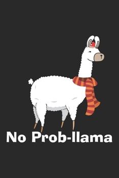 Paperback No Prob-llama: Notebook/Diary/Organizer/120 checked pages/ 6x9 inch Book