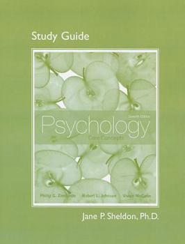 Paperback Study Guide for Psychology: Core Concepts Book