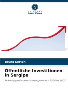 Paperback Öffentliche Investitionen in Sergipe [German] Book