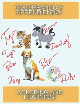 Paperback Coloreando Y Aprendiendo [Spanish] Book