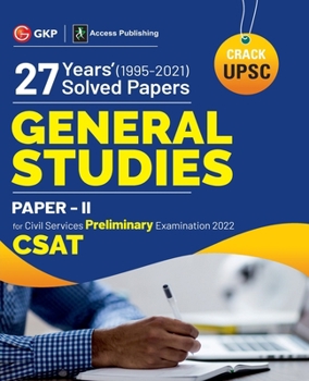 Paperback Upsc 2022: General Studies Paper II CSAT: 19 Practice Papers by GKP/Access Book