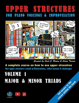 Paperback Upper Structures for Piano Voicings & Improvisation: Major & Minor Triads Book