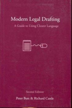 Paperback Modern Legal Drafting: A Guide to Using Clearer Language Book