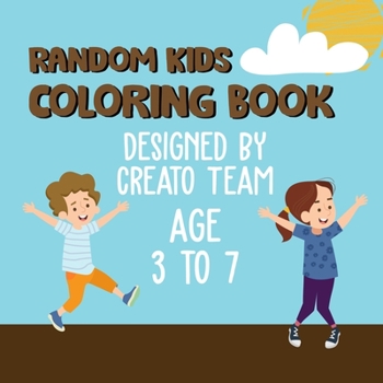 Paperback Random Kids Coloring Book: Art Coloring Kids Activity Book