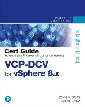 Paperback Vcp-DCV for Vsphere 8.X Cert Guide Book