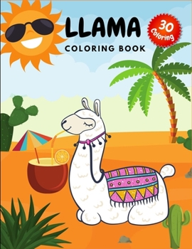 Paperback Llama Coloring Book: Crazy Colouring Book for Kids and Adults Book