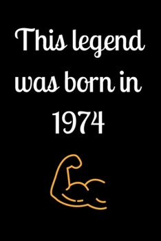 Paperback This legend was born in 1974 Book