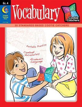 Paperback Cootie Catchers: Vocabulary, Grade 4 Book