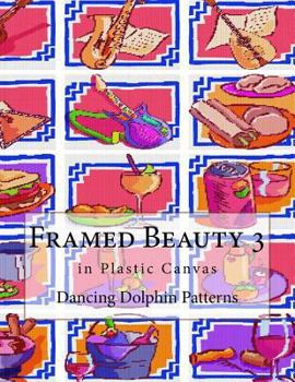 Paperback Framed Beauty 3: in Plastic Canvas Book
