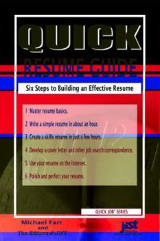 Paperback Quick Resume Guide Book