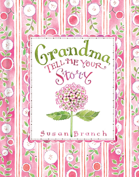 Hardcover Grandma Tell Me Your Story - Keepsake Journal (Hydrangea) Book