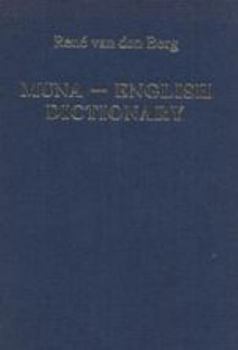Hardcover Muna-English Dictionary Book