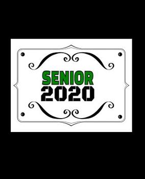 Paperback Senior 2020: Cute School Colors Composition Notebook Book