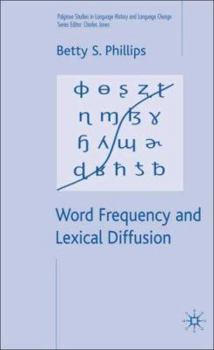 Hardcover Word Frequency and Lexical Diffusion: Book