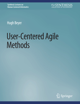 Paperback User-Centered Agile Methods Book