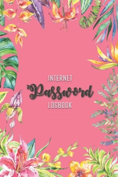 Paperback Password Book: Internet and Address Logbook to Protect and Remember Usernames and Paswords. (6X9). Book