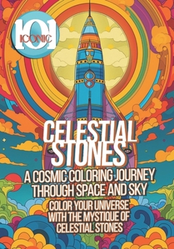 101 Iconic: Celestial Stones: A Cosmic Coloring Journey through Space and Sky: Embark on an Interstellar Adventure of Galactic Rocks and Ethereal Clouds