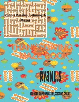 Paperback Thanksgiving Maze Book