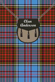 Paperback Clan Anderson Tartan Journal/Notebook Book