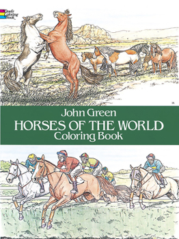 Paperback Horses of the World Coloring Book