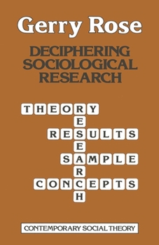 Paperback Deciphering Sociological Research Book