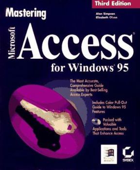 Paperback Mastering Microsoft Access 7 for Windows 95, with CD-ROM Book