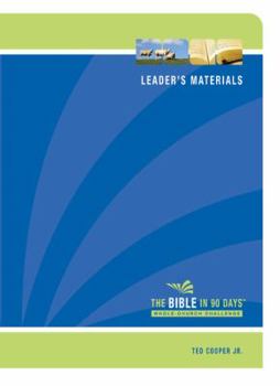 The Bible in 90 Days: Whole-Church Challenge Leader's Pack - Book  of the Bible in 90 Days