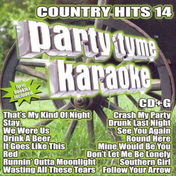 Music - CD Party Tyme Karaoke - Country Hits 14 (CD+G) Book