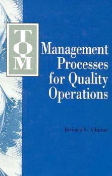 Hardcover TQM: Management Processes for Quality Operations Book