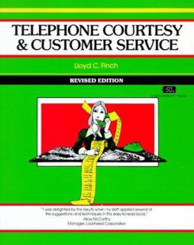 Paperback Telephone Courtesy & Customer Service Book